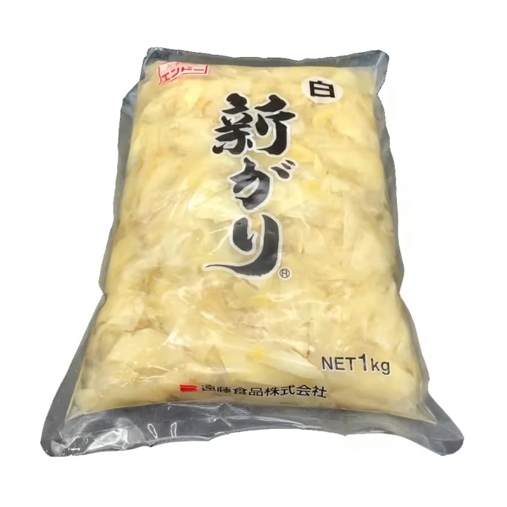 Preserved White Japanese Suppliers Shredded Root Sushi Pickled Ginger Import Food