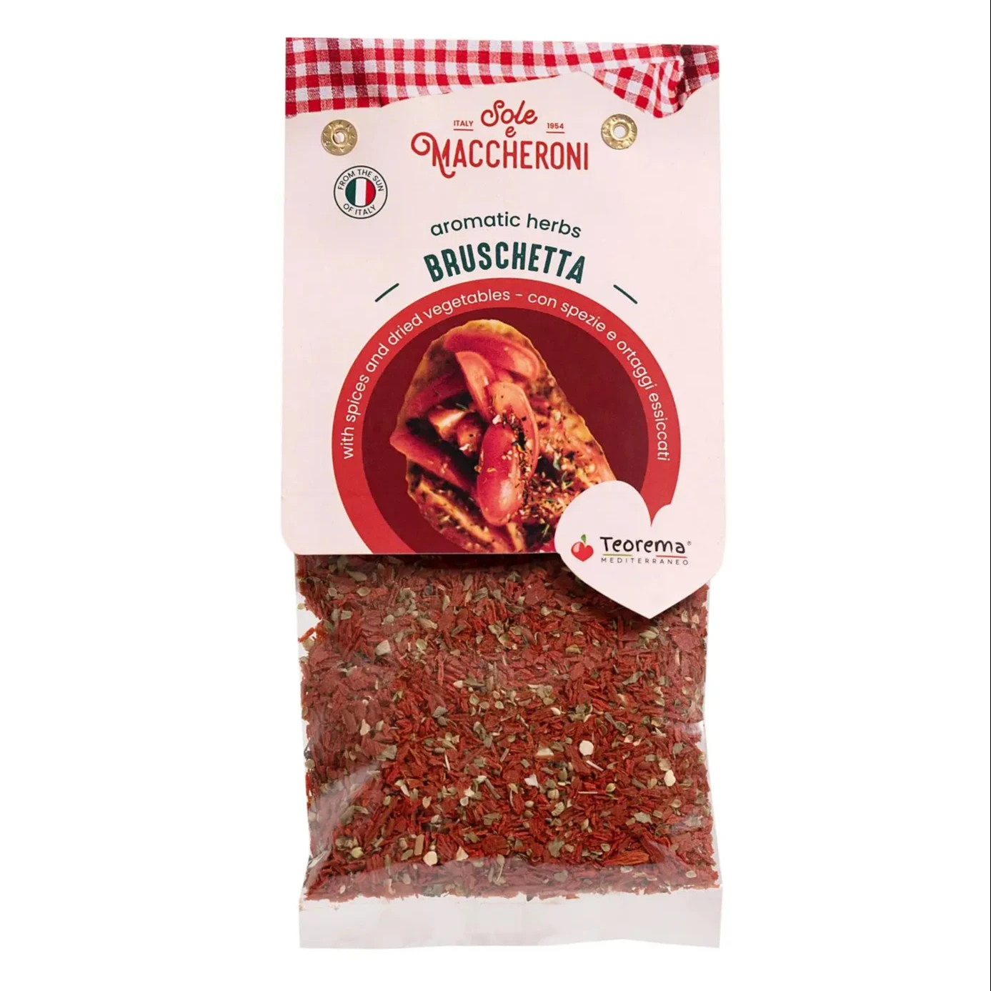 ITALIAN DRIED SAUCE FOR PIZZA AND BRAD READY TO COOK VEGAN FOOD  WITH GARLIC TOMATO OREGANO AND CHILLI