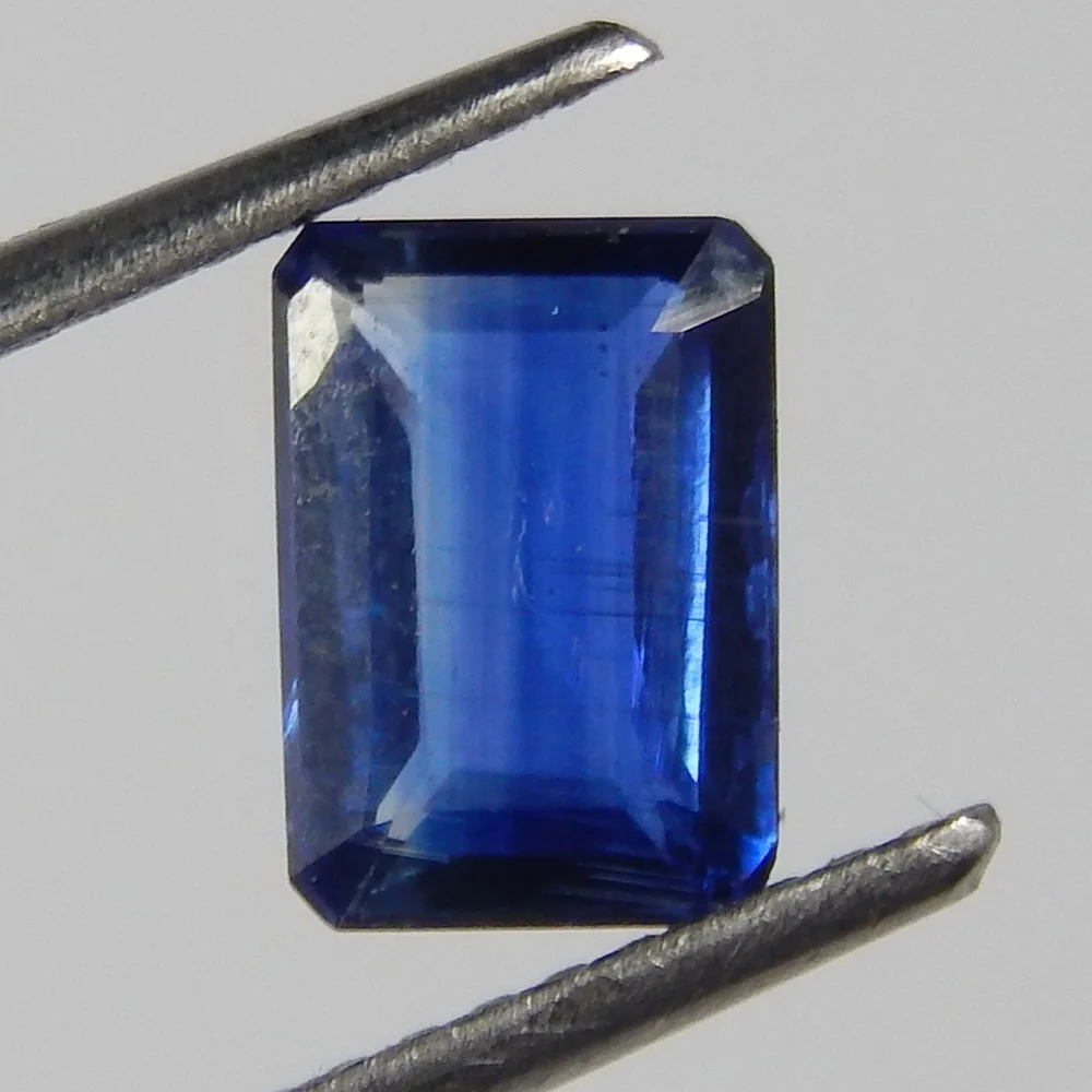 Loose Gemstone Blue Kyanite Octagon Shape Cushion Faceted Cut Gemstone For Jewellery Making