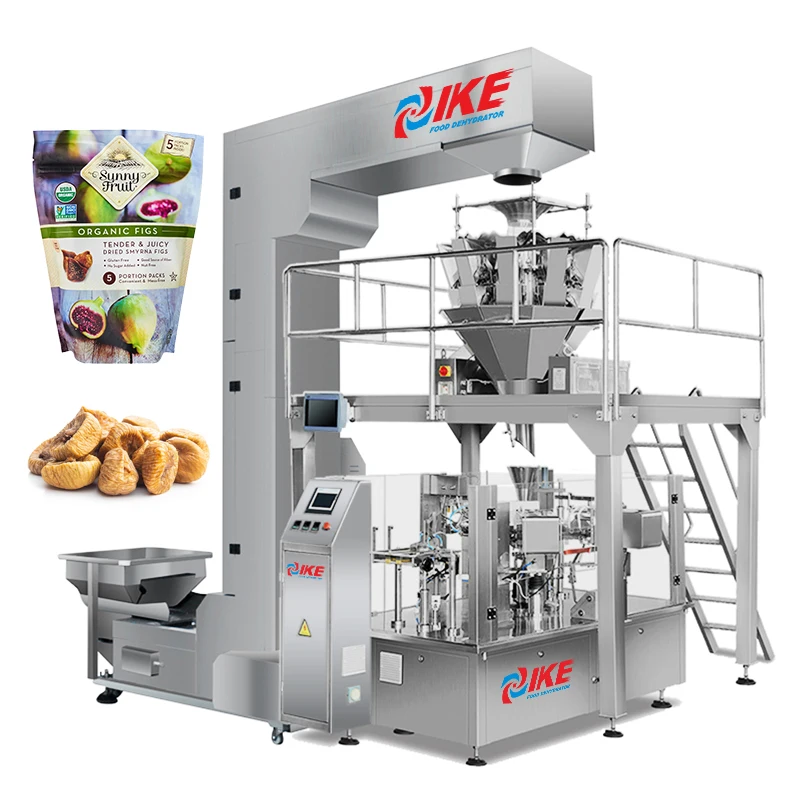 IKE Multifunction Automatic Premade Pouch Dried Fruit Smyrna Mango Doypack Zipper Bag Packing Machine
