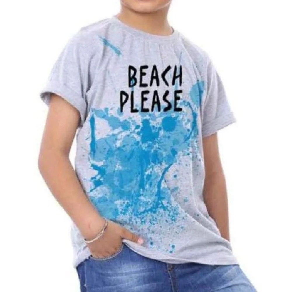 Customized Printed Design 100% Organic Cotton Kids Tee shirt Summer Short Sleeve Factory Manufacturer Cheap Price Boys T Shirt
