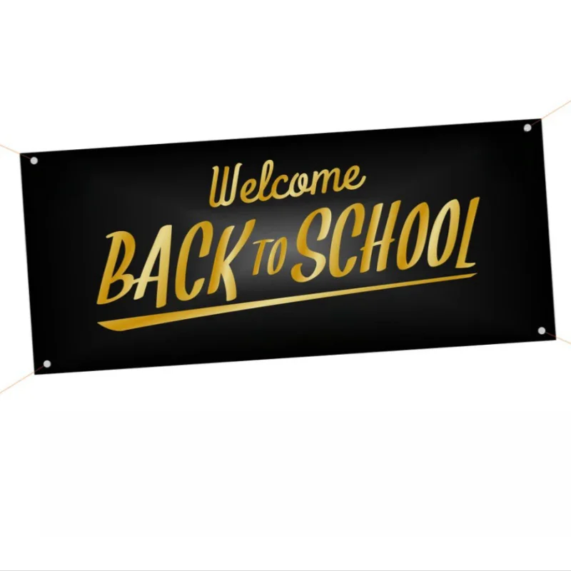 2024 Factory Price Congratulations WELCOME BACK TO SCHOOL Custom Banner Signs Vinyl Banner For Events