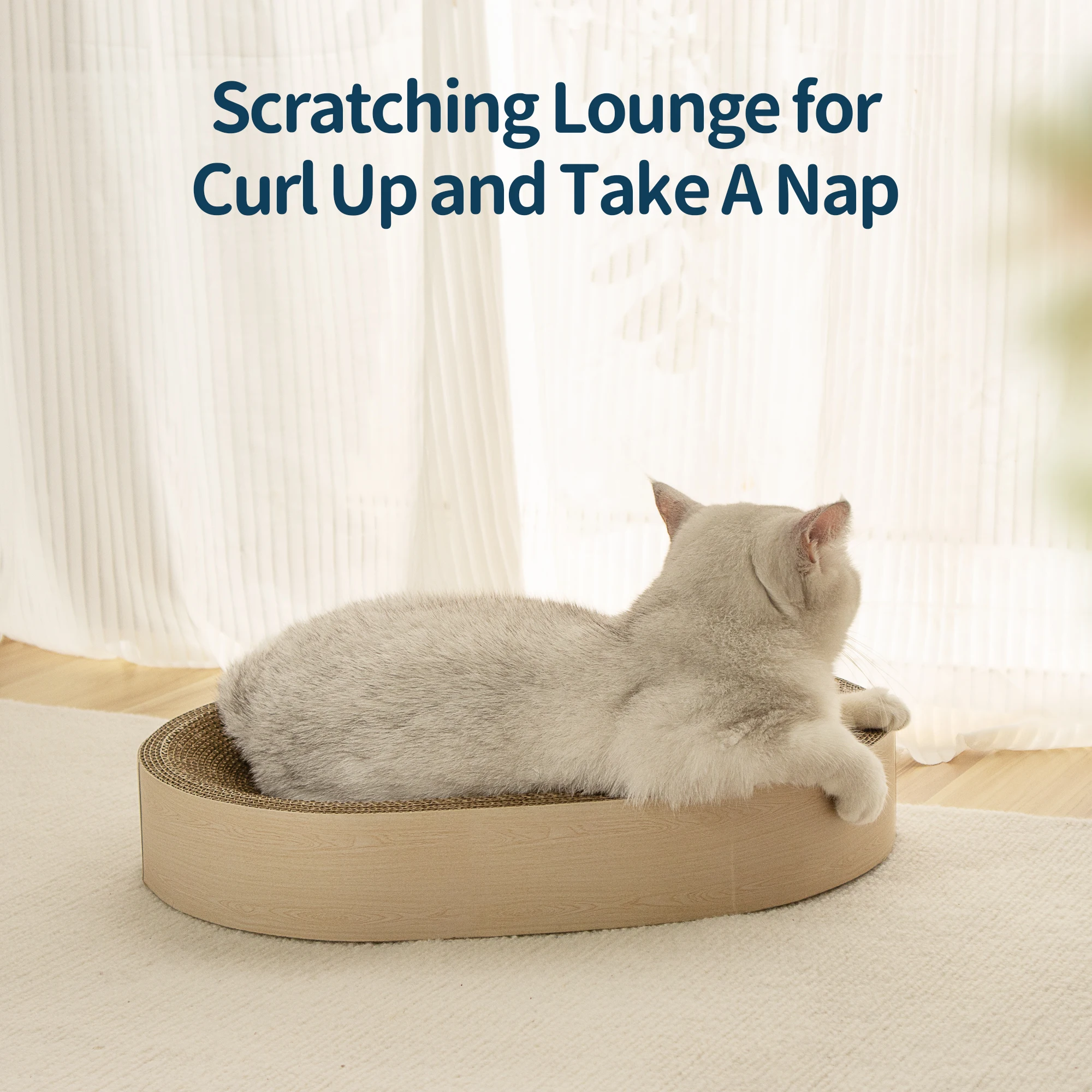 New Design Customized Oval Cat Scratcher Nests Sleeping Beds For Cats Nest