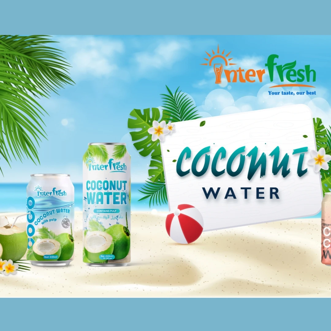 JOYCE 250ml Beverage Manufacturer in Vietnam Original Coconut Water Organic Private Label for Coconut Water With Pulp No Sugar