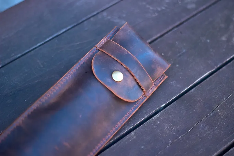 Customized Leather Snooker Cue Case Billiard Cue Case for Protection and Storage