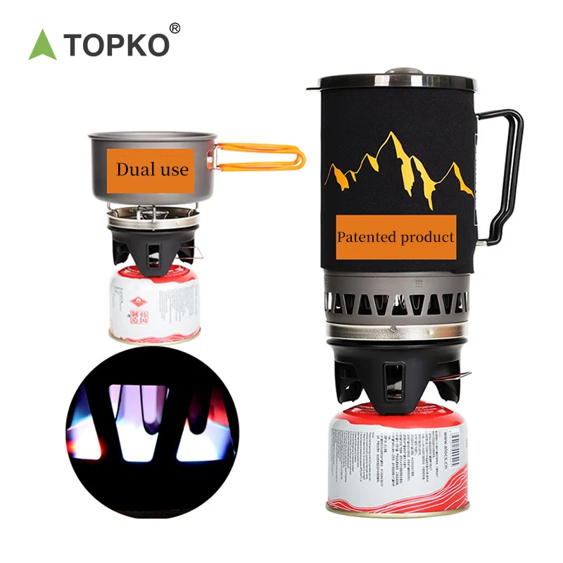 TOPKO High Quality Camping Oven Outdoor Portable Camping Cooking System Camping Equipment Gas Stove