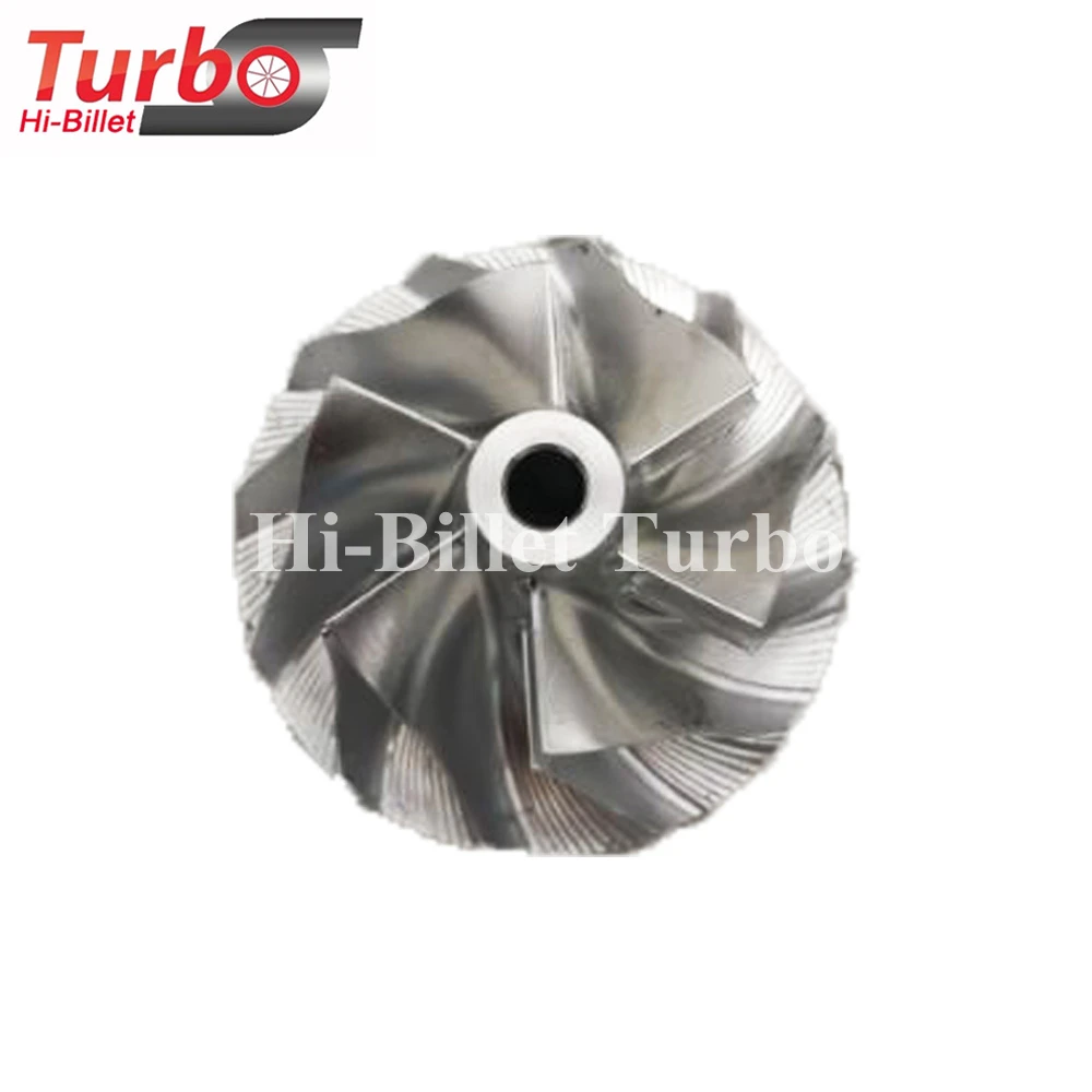 Turbocharger aluminum 2618/Milling/billet alloy  wheel for TO4E55  for DH300-5/DH258 billet steering wheel