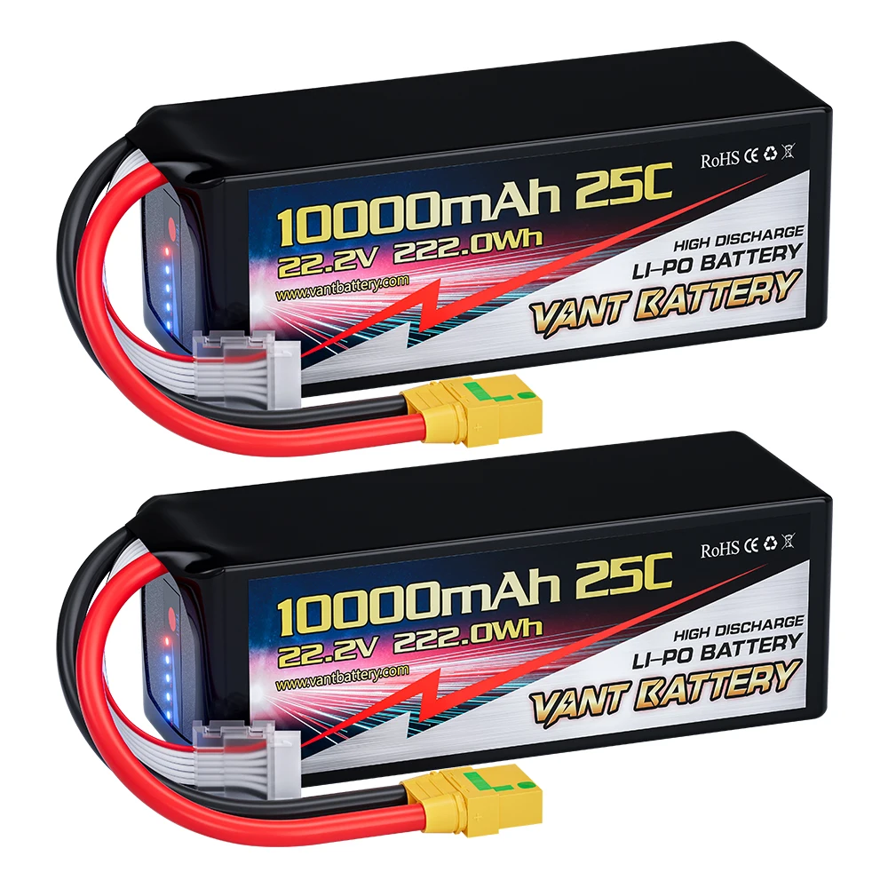 VANT fpv drone battery 10000mAh 22.2V 25C 6S lipo batteries for drone for Multi-Rotor DJI Tarot 550 680 Quad HEX DJI S800 S1000