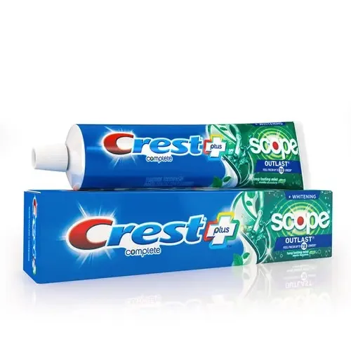 Crest Premium Plus Scope Outlast Toothpaste, Long Lasting Mint Flavor 5.2 oz, Pack of 3