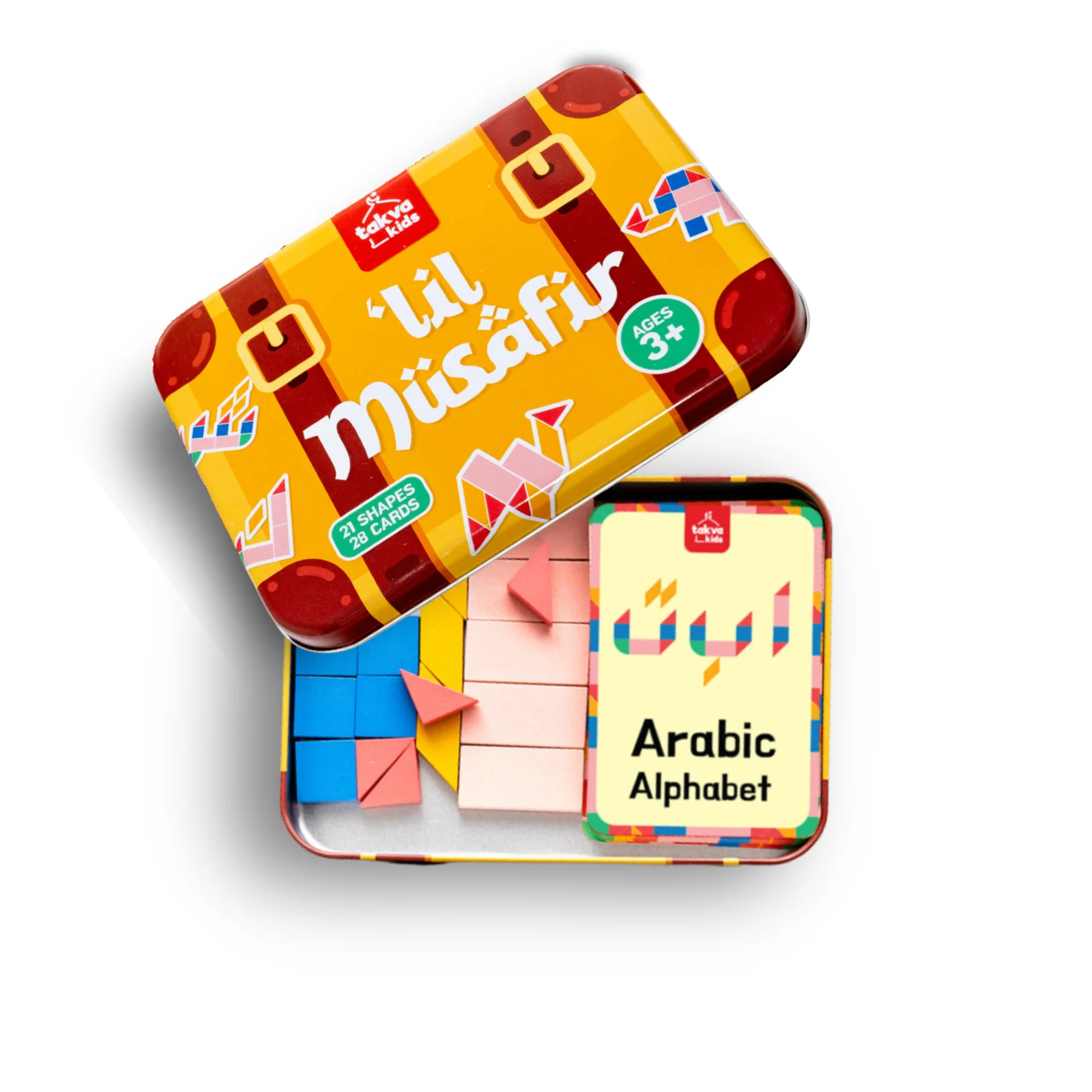Развивающие игрушки Монтессори с арабским алфавитом деревянные магниты маленький мусафир набор танграмм подарки на день рождения для детей исламские оптовая продажа