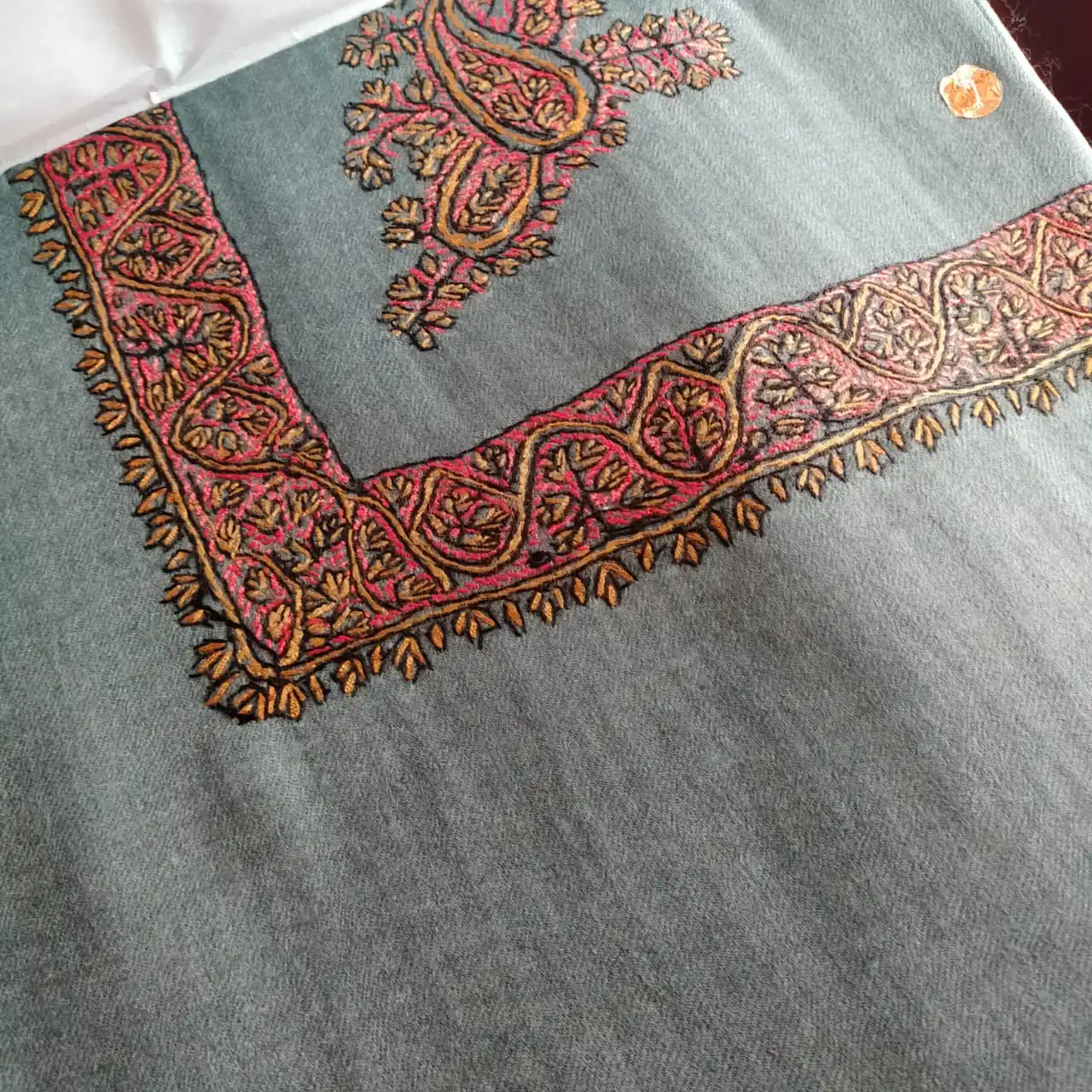 Turma Mussar Scarf Hand Embroidered Scarf for saudi arab and uae or qatar