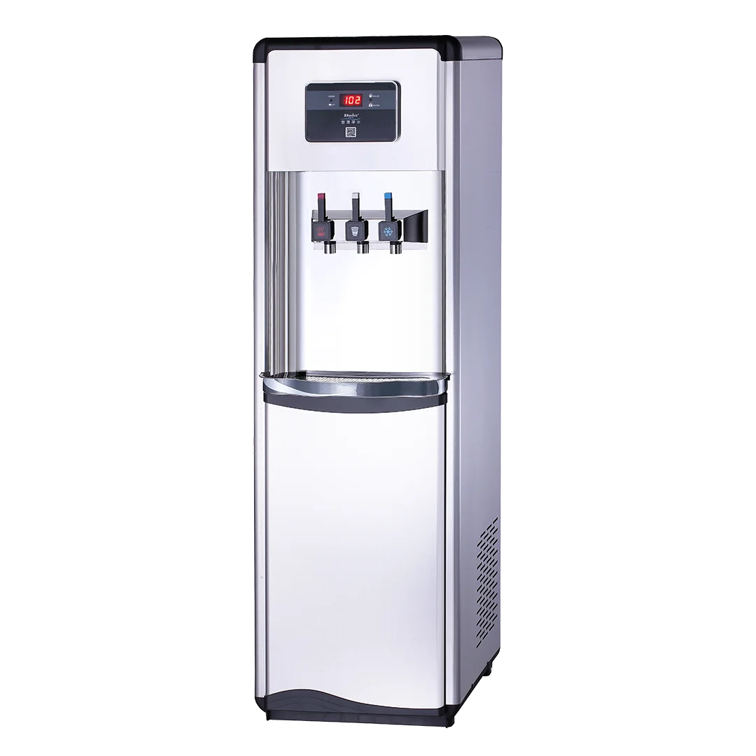 Buder Commercial Stainless Steel POU Freestanding Water Dispenser Electric Power Source for Outdoor & Hotel Installation