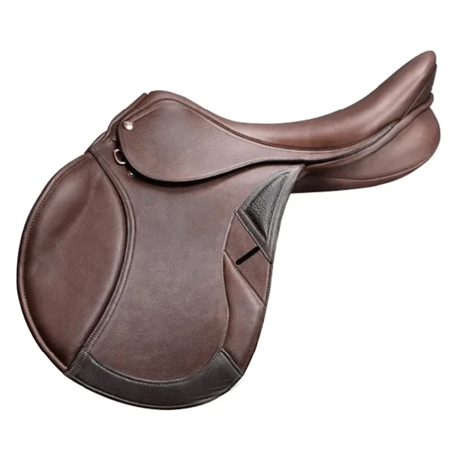 Hot Sale Western Leather Saddle Western English Brown Horse Saddle Real Leather for Horse Riding Outdoor Sports