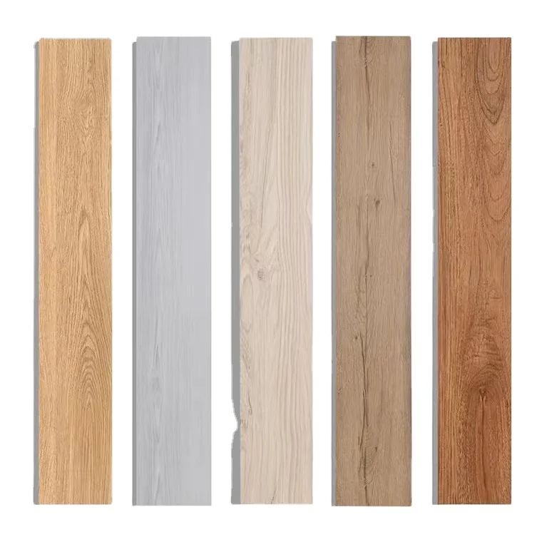Manufacture Eco-friendly wood look plastic spc vinyl flooring plank 6mm anti-slip luxury lvt pvc tile sheet