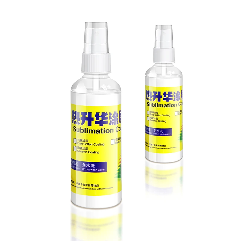 100ml Digital Printing Ink Primer Sublimation Dye Ink Coating Liquid for 100% Cotton Fabric Metal Ceramic