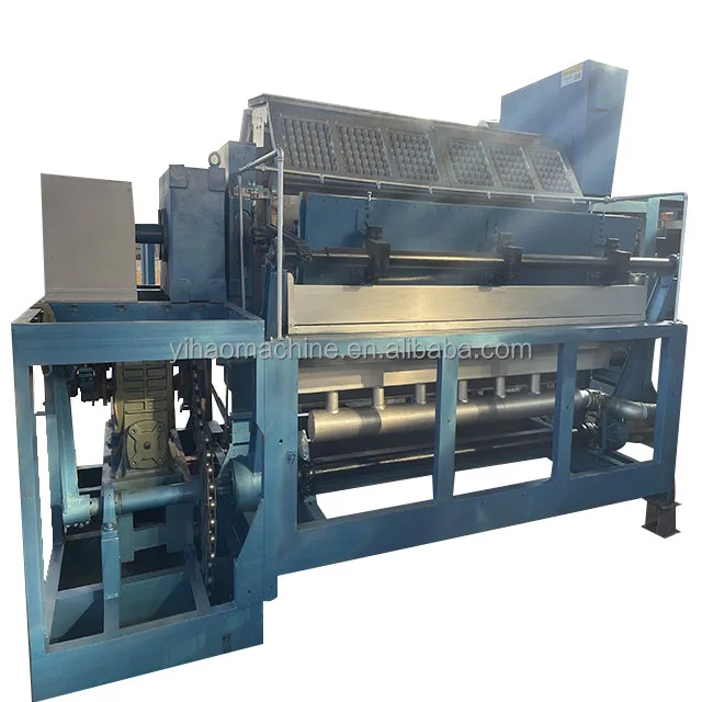 Automatic egg box machine environmentally friendly waste pulp paper recycle line egg tray making machine