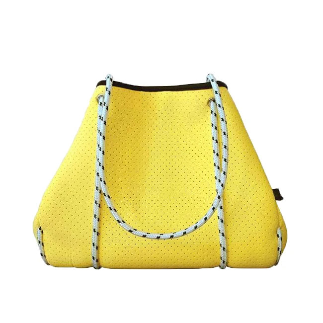 Washable Handbag Waterproof Beach Neoprene Tote Custom Design Printing Wholesale Tote Bag