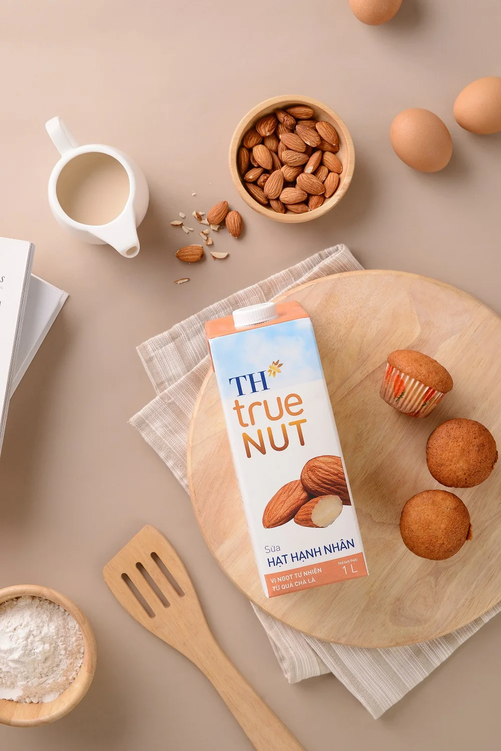 Миндальное молоко TH true NUT 1 л стерилизованный тип обработки смешанные молочные продукты орехи со вкусом молока