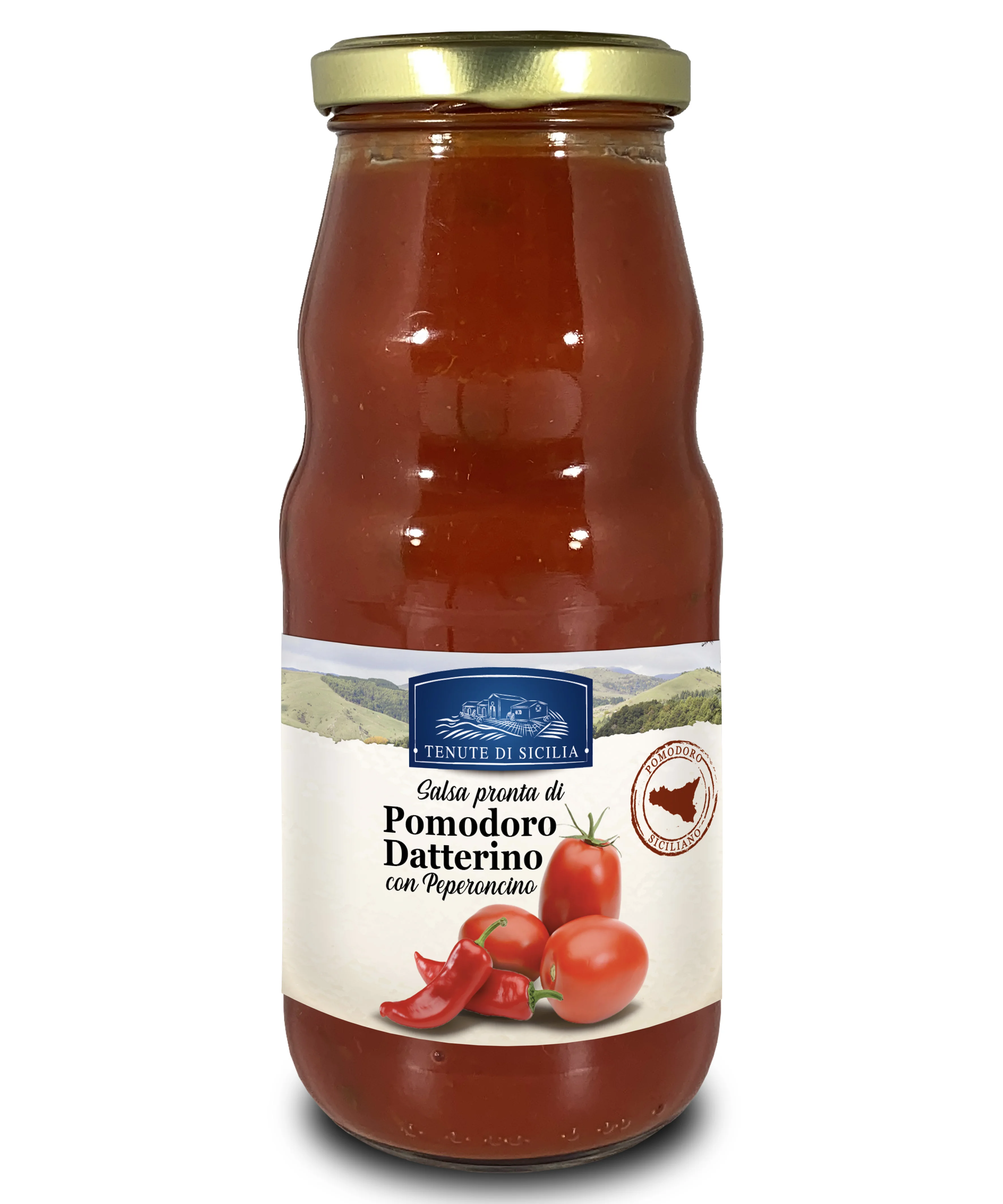 Made in Italy ready to eat food arrabbiata sauce 350g datterino tomato sauce with chilli pepper