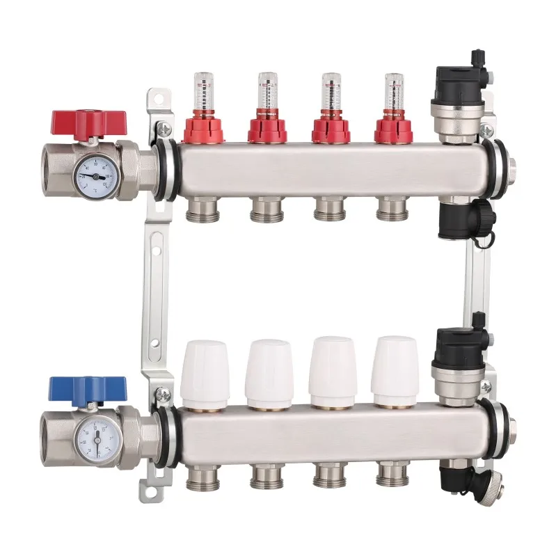 The popular style of Stainless Steel Radiant Heating Manifold Collector