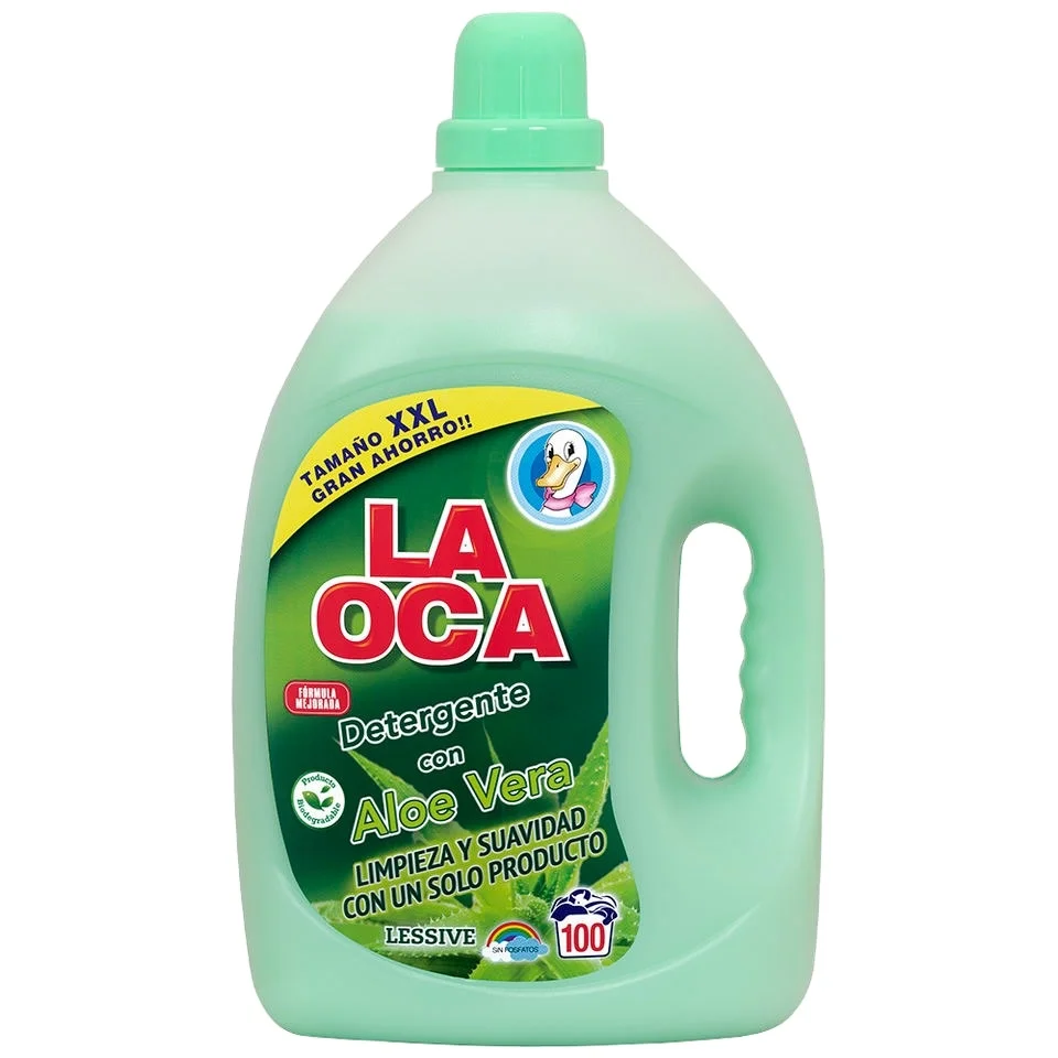 LA OCA Aloe Vera Liquid Laundry Detergent 5 L Bottle Eco-Friendly Washing Powder for Softening Clothes at Reasonable Price