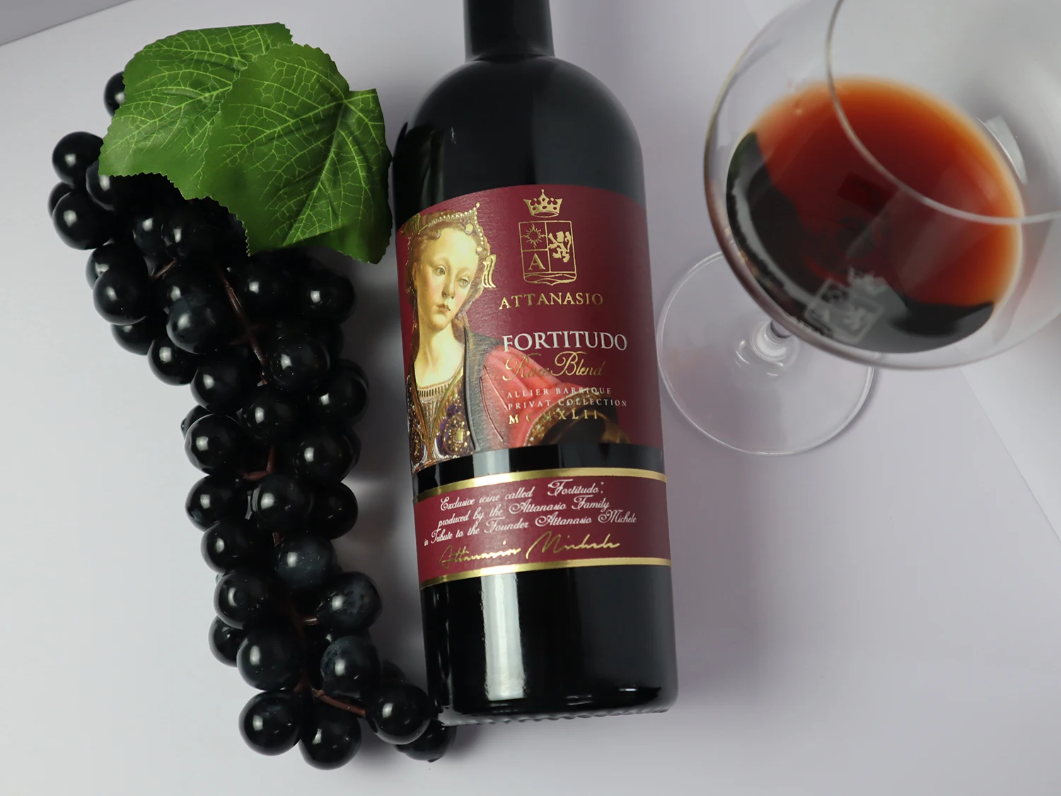 Оригинальная упаковка для спиртовой бутылки Note Aroma Place 15% спиртовая бутылка смесь Attanasio fortido красное вино из