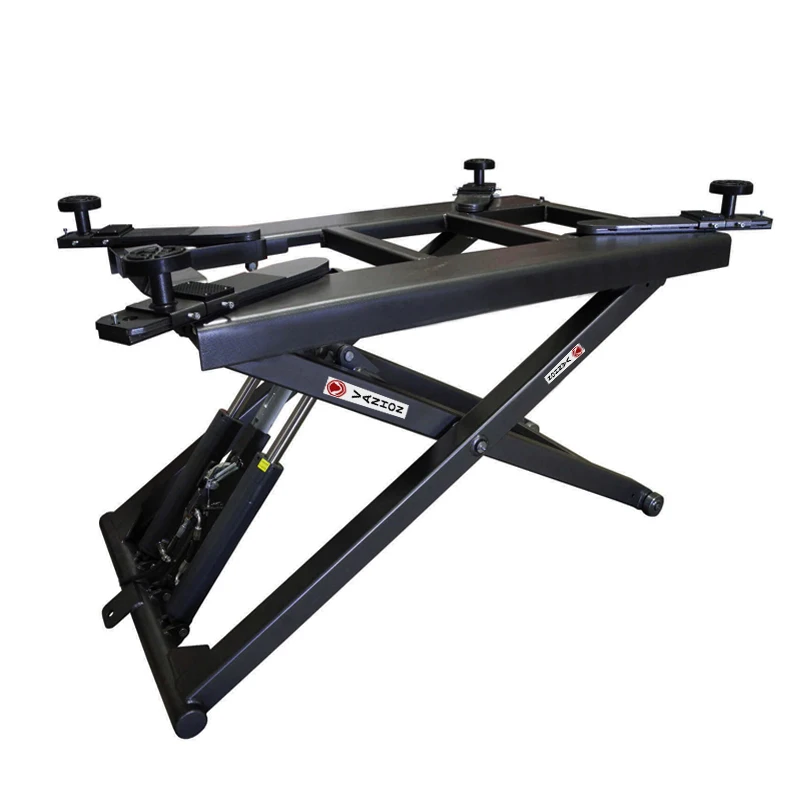 Mobile portable mid rise hydraulic scissor car lift manual scissor car lift