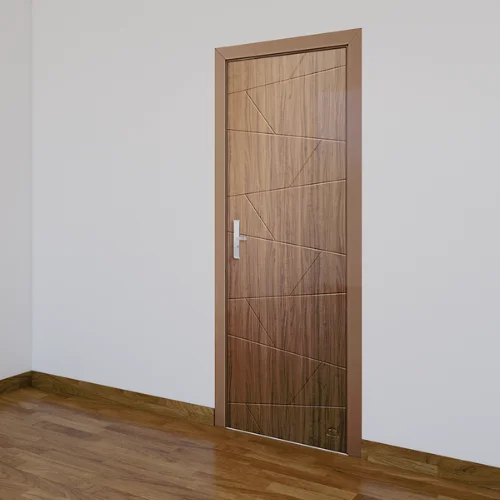 Лидер продаж 3D современный дизайн MDF Главная Дверь пользовательского размера ПВХ деревянный материал исключительно внешний дом вьетнамская фабрика