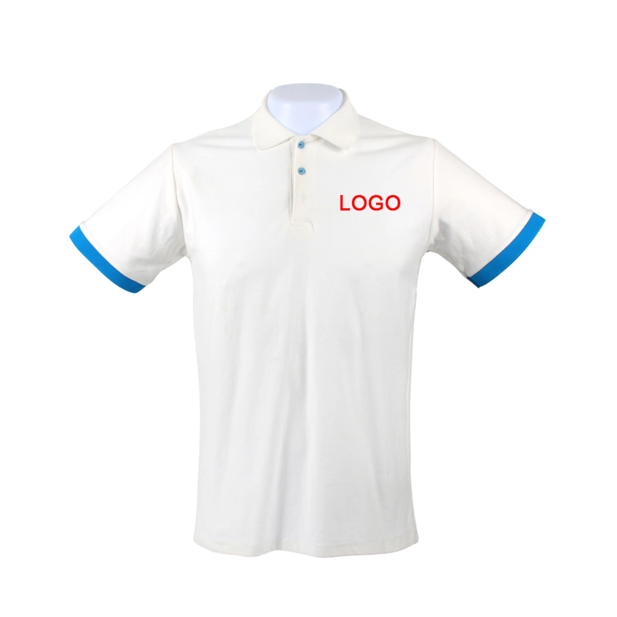 High Quality 100% Cotton Pique Mens Customized Polo Shirts