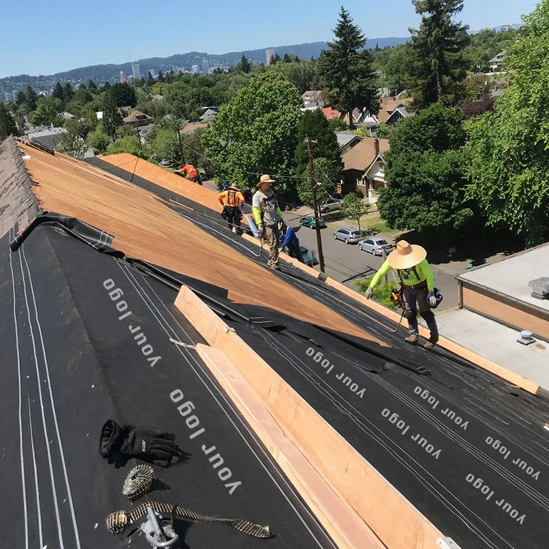 Breathable Membrane for Roof Underlay House Wrap Underground Waterproof Materials Custom Logo Design