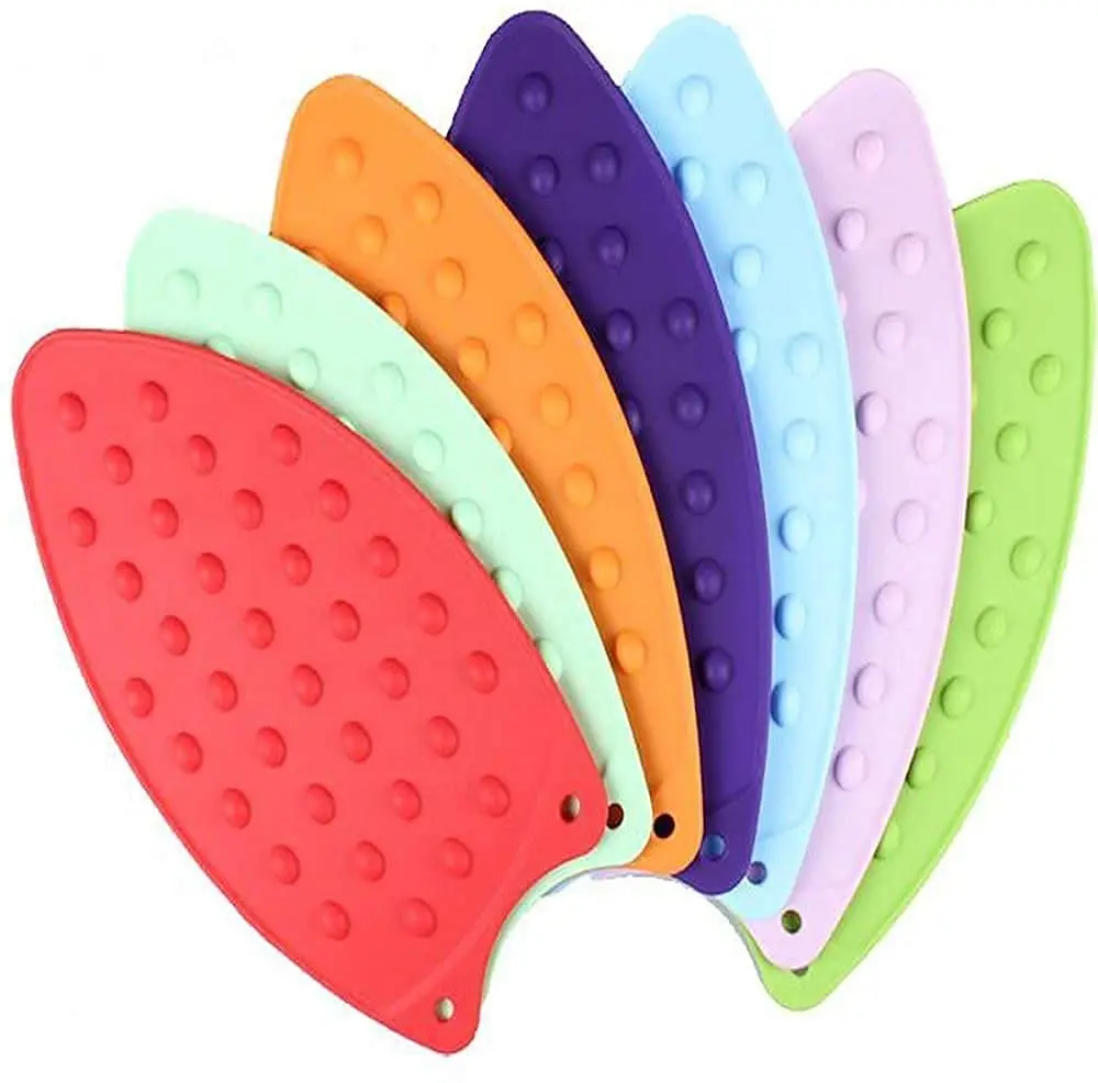 Wholesale Prices Available Multipurpose Non-slip Heat Resistant Flat Premium Silicone Iron Rest Pad for Ironing Board