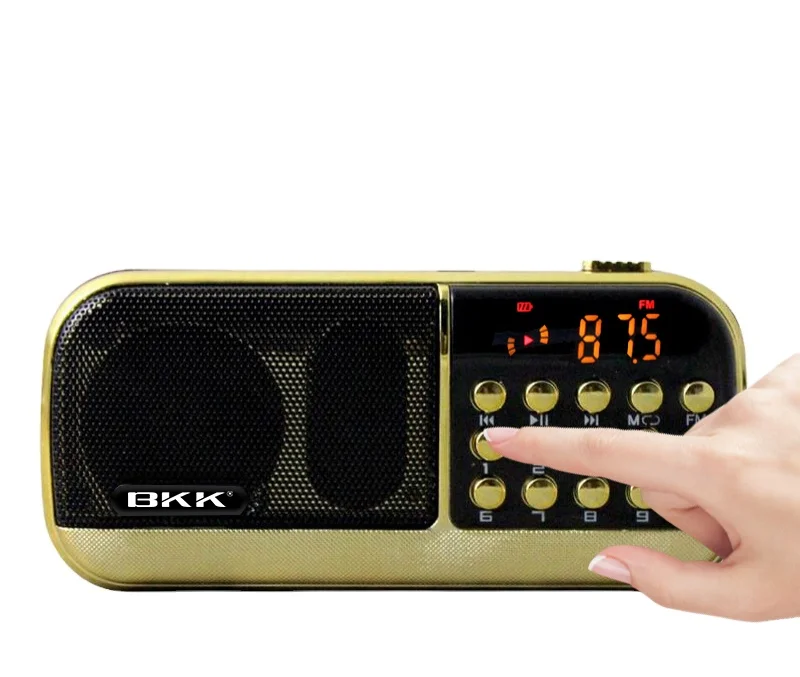 BKK best selling radio mini wireless multifunctional portable easy to take with you handle speaker