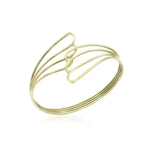 Exclusive brass cuff with elegance details cuff beaded stone designs cuff bracelet For women stylish bracelets for wholesale