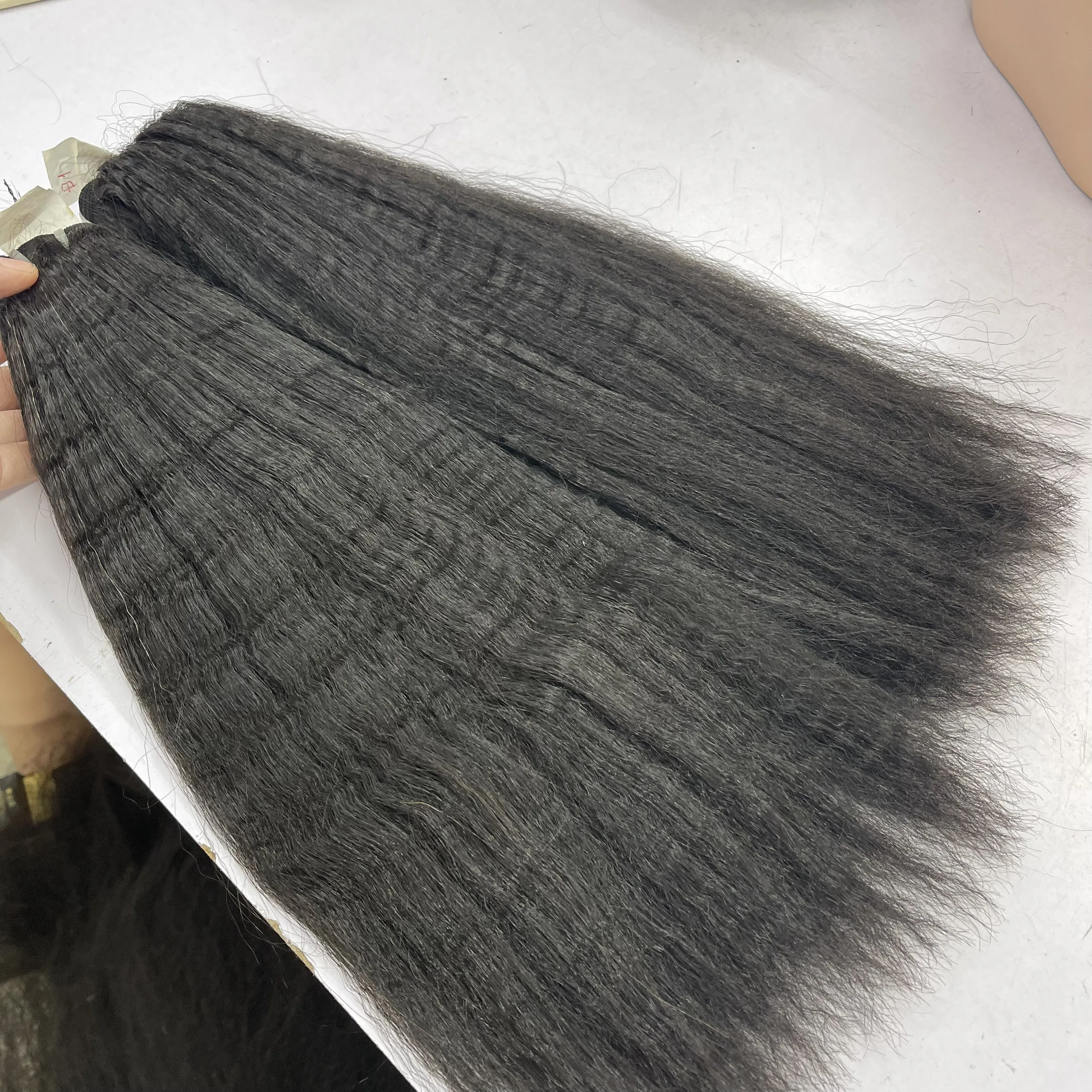 Прямые пряди волос 100% сырых вьетнамских волос-наращивание человеческих волос индивидуальная упаковка от вьетнамского производителя
