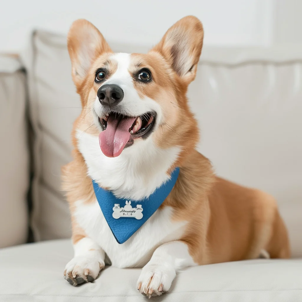 2024 New Pet Low MOQ Customized Scarf Dye Sublimation Dog Bandana Customized Towel Dog Bandana with Logo