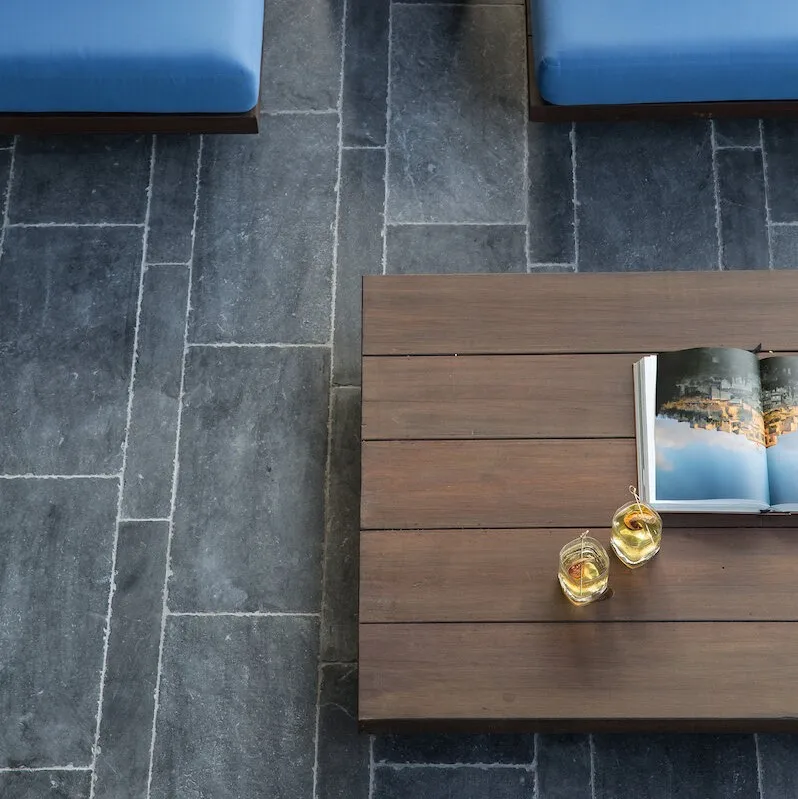 Good Grey Natural Blue Gothic Bleuesteen Bluestone Ashlar Asian Limestone Sanded Ynan Belgian French Antic High Quality