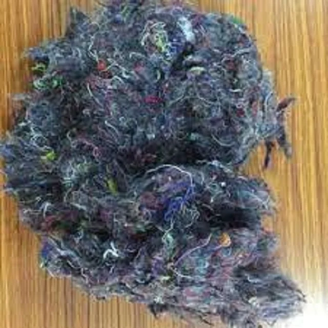 Available Denim Shoddy Cotton Waste Denim Waste Recycled Denim Fiber Filling Material Spinning - Whatsapp/Wechat: +84379007507
