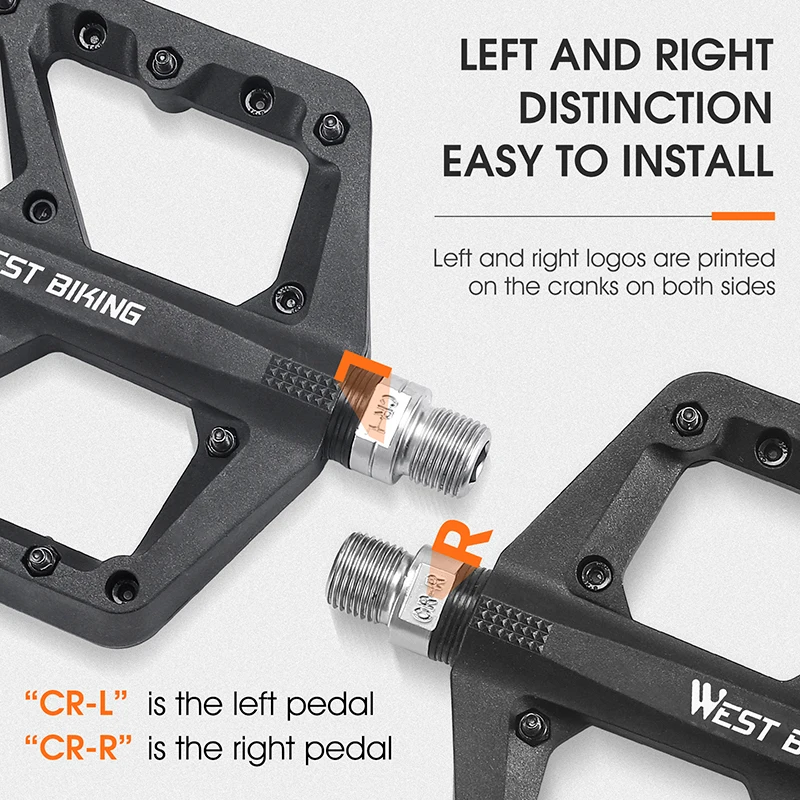 Западный волокно Сверхлегкий усиленный велосипед горный для езды на велосипеде из нейлона 6 видов цветов MTB расширить велосипедные педали фирмы Велоспорт шлем