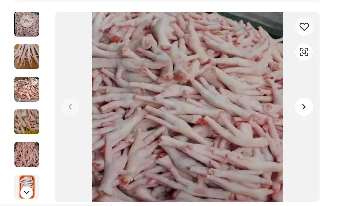 Frozen Chicken Feet/ Frozen Chicken Paws/ Frozen Whole Chicken Frozen Chicken Legs and Wings