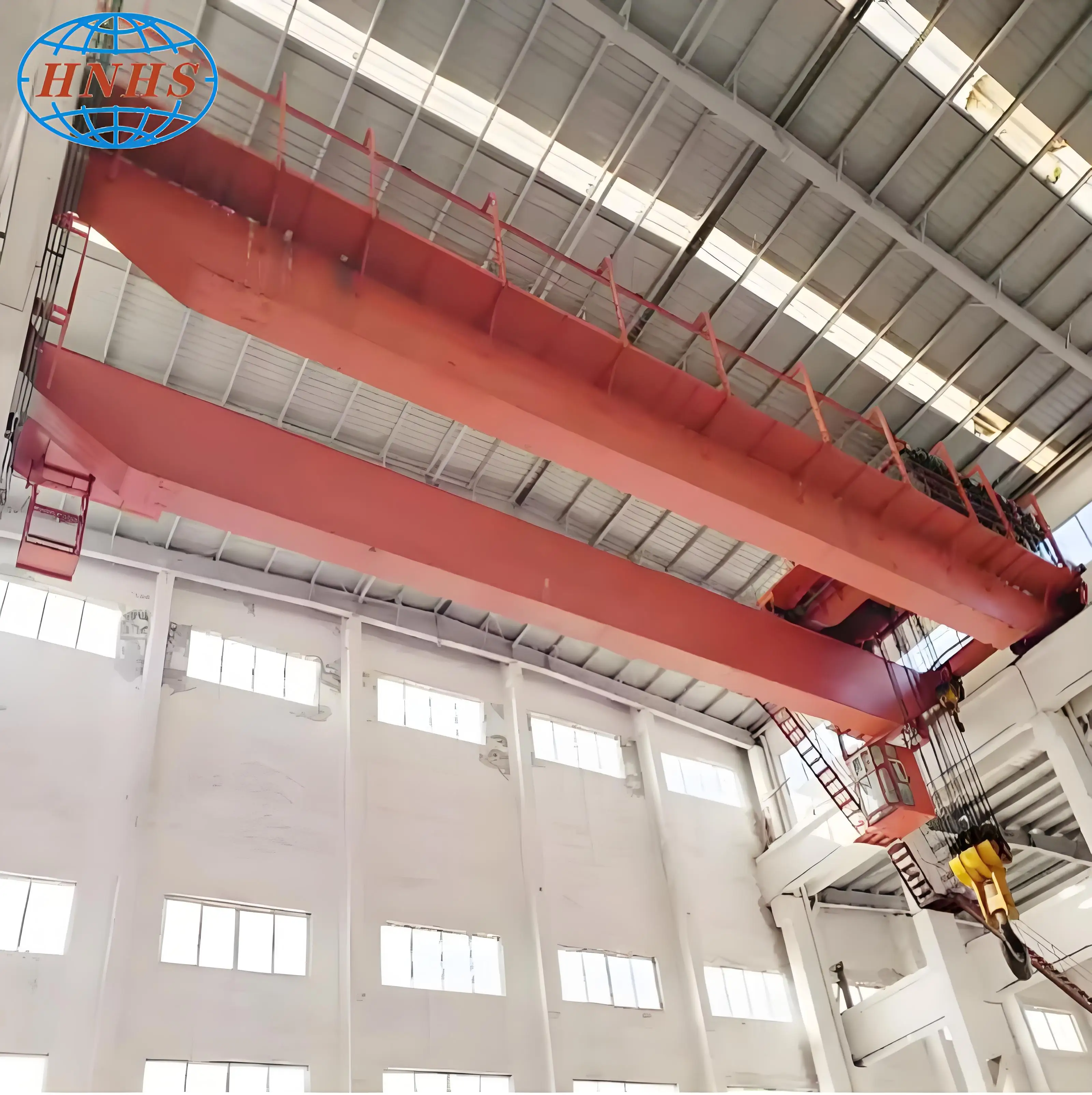 Heavy duty QB model cabin control double beam explosion proof bridge crane