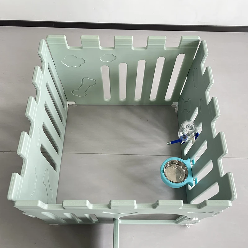 Factory plastic cheap new temporary animal husky dog house playpen kennel outdoor dog playpen dog fence with door