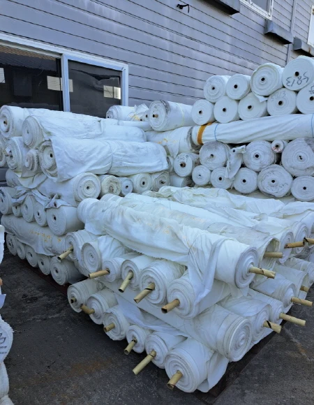 Made In Korea Best Selling POLYESTER WOVEN FABRIC GREIGE INGREY Stocklot Top quality fabric With Best Price and  Good Condition