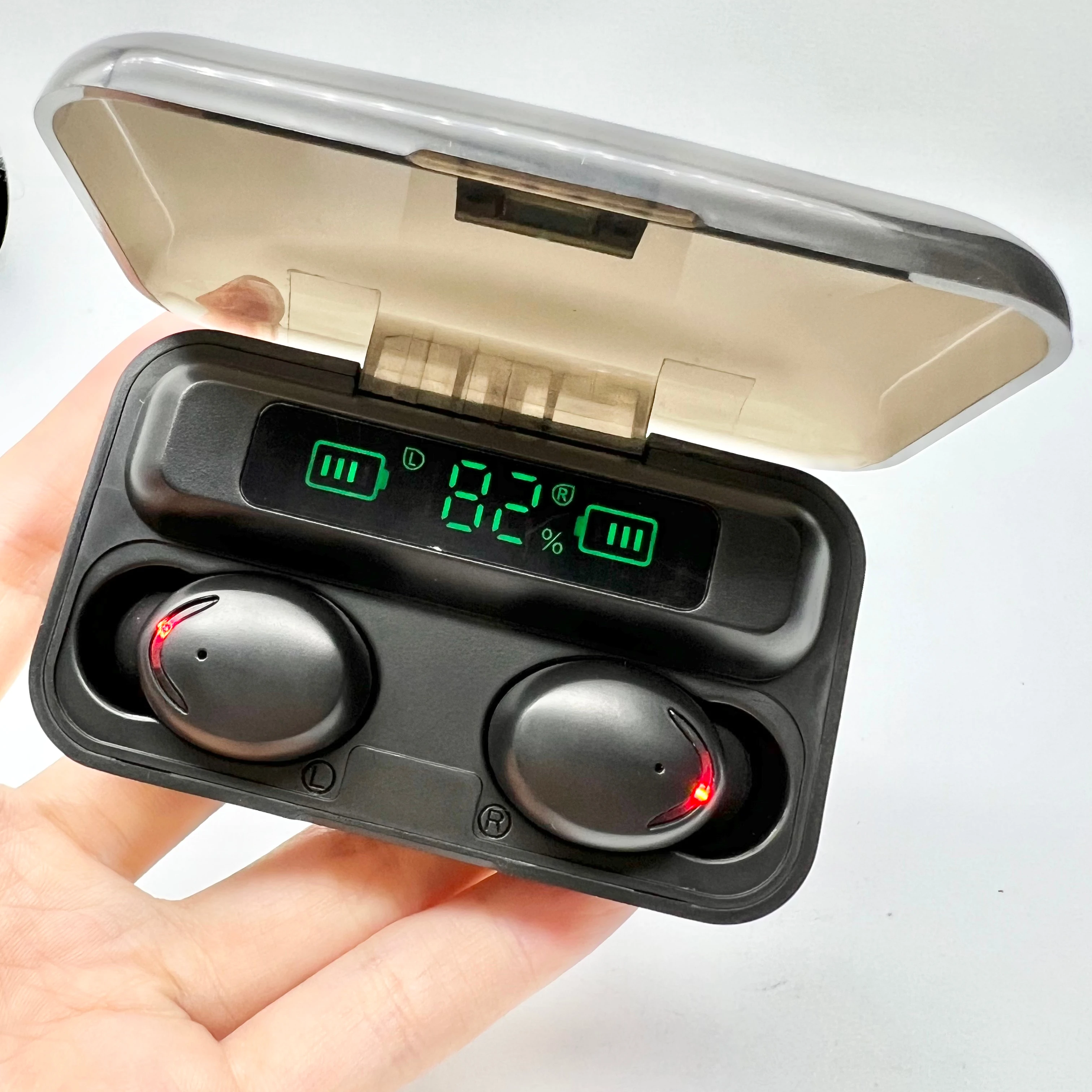 2022 Headphone Earbuds TWS F9 F9-5 F9-5C  Hifi True Stereo BT 5.0 Waterproof Led Display Wireless Earphone for F9-5 M10