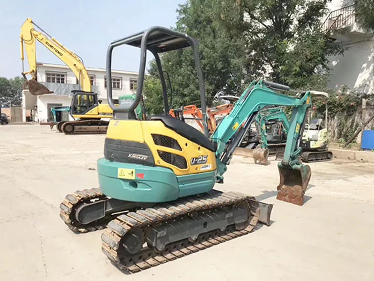 Original Japanese Digger Kobelco Komatsu Caterpillar Cat Hitachi Kubota U25 1 2 3 Ton Second Hand Excavator With Cheap Price
