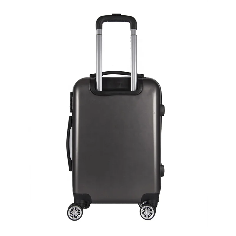 Abs zipper luggage design travel aluminum trolley case portable hard shell lightweight safety carry on suitcase