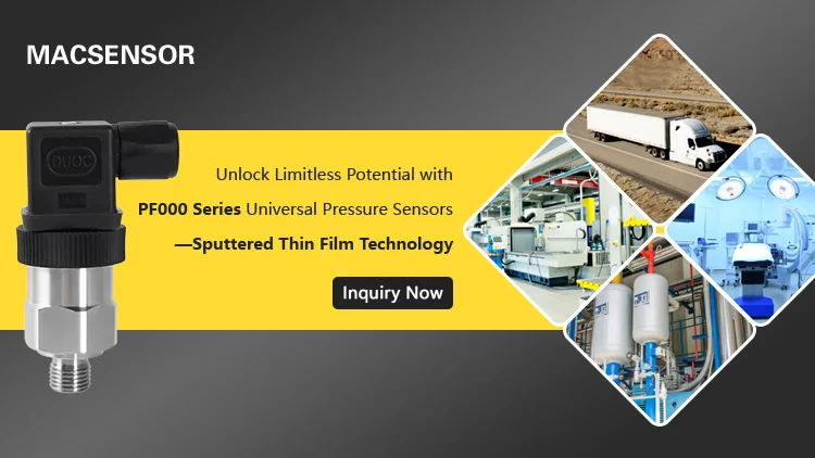 0 10 Bar Booster Carrier Sputtered Thin Film Pressure Sensor Transducer Transmitter