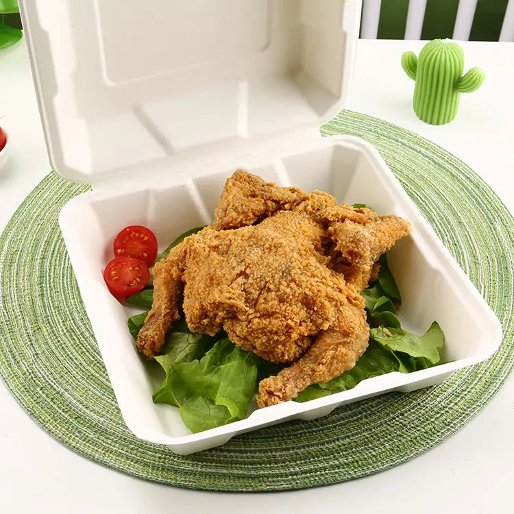 Biodegradable Eco Friendly Paper Plate Disposable Custom Sugarcane Pulp Paper Plate Cake Plate Sugarcane Bagasse