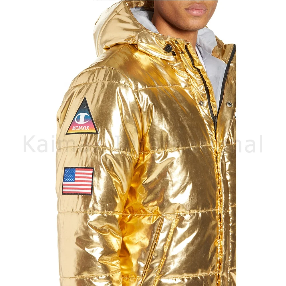 Wholesale Prices of Shiny Puffer Jacket with Custom Design winter Season Luxury Heated Jacket