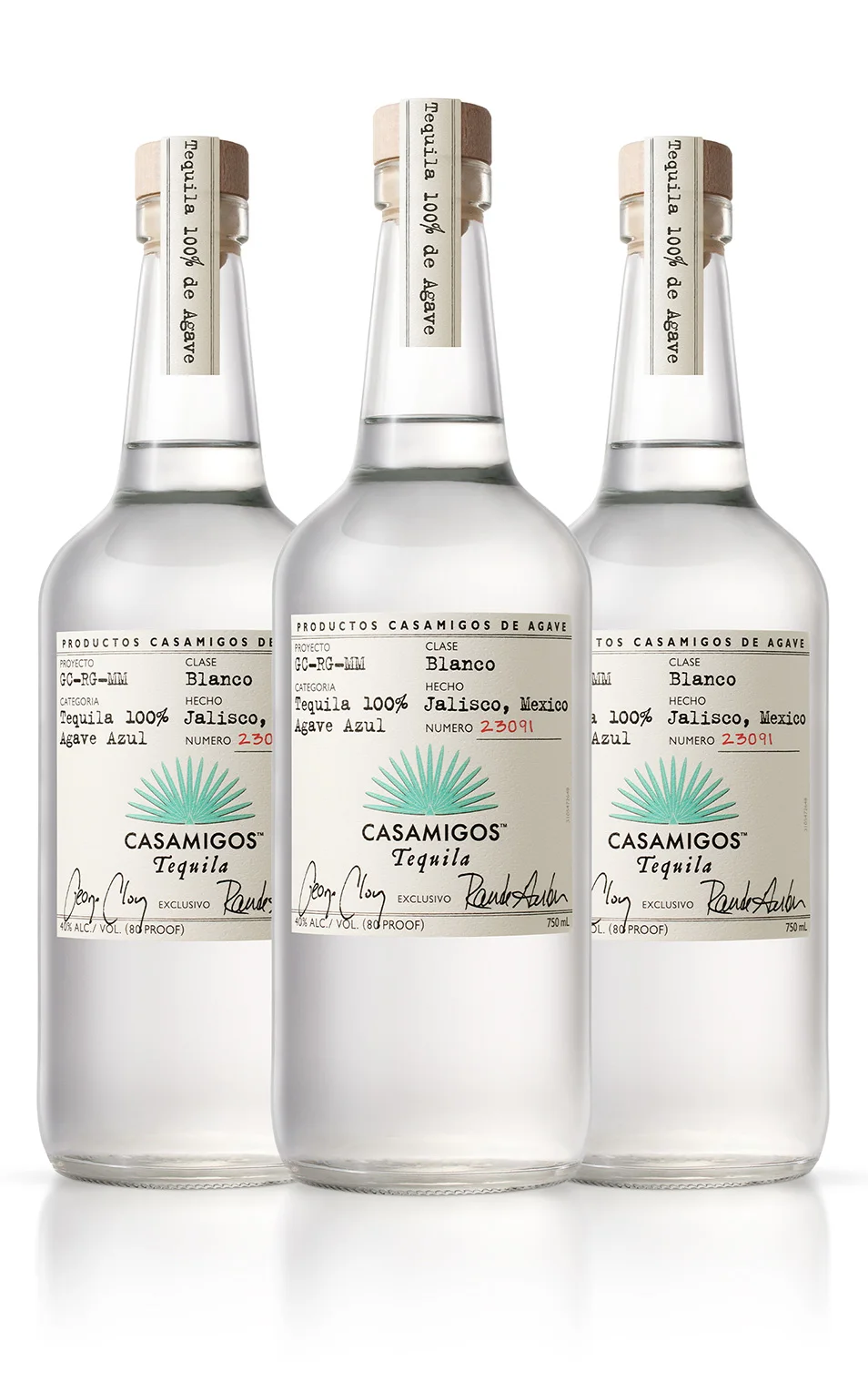 Бутылка текилы Casamigos Reposado 70cl упаковка класса с неограниченным сроком годности 40% алкоголя