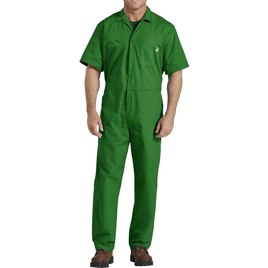 High Quality Direct Factory Sale Safety Protective Working Suit Coverall Long Sleeves Elastic Waist OEM Services Material PP